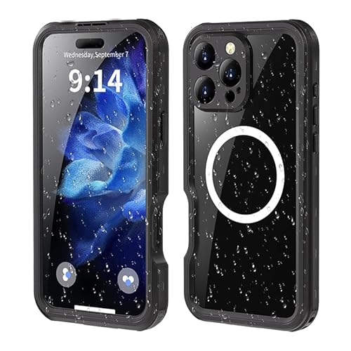 MP+ Wasserdichtes Schutzhülle für iPhone 16 Pro Max, IP68 Ganzkörperversiegelung, staubdicht und stoßfest, zum Schwimmen, Unterwasser-Telefongehäuse von MP+
