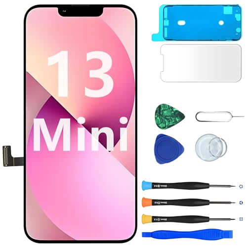 MP+ für iPhone 13 Mini Display Reparaturset – LCD Bildschirm Ersatz mit 3D Touch & Vormontiertem Rahmen – inkl. Werkzeug & Kleber – DIY Touchscreen Reparaturkit MP+ für iPhone 13 Mini Display Reparaturset – LCD Bildschirm Ersatz mit 3D Touch & Vormontiertem Rahmen – inkl. Werkzeug & Kleber – DIY Touchscreen Reparaturkit von MP+
