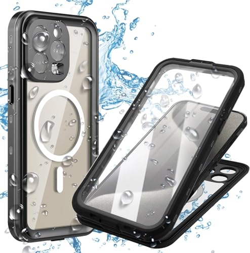 MP+ für iPhone 15 Pro Max Hülle Wasserdichtes,IP68 Ganzkörperversiegelung Schutzhülle,staubdicht und stoßfest,zum Schwimmen,Unterwasser-Handyhülle mit Eingebautem Displayschutz MP+ für iPhone 15 Pro Max Hülle Wasserdichtes,IP68 Ganzkörperversiegelung Schutzhülle,staubdicht und stoßfest,zum Schwimmen,Unterwasser-Handyhülle mit Eingebautem Displayschutz von MP+