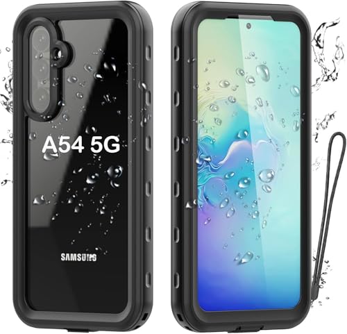 MP+für Samsung A54 5G Hülle ，IP68 wasserdichtes Gehäuse，Ganzkörperdichtung, staubdicht und stoßfest, zum Schwimmen, Unterwasser-Handyhülle mit Eingebautem Displayschutz von MP+