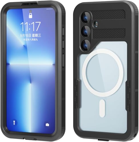 MP+für Samsung S24 Hülle ,IP68 wasserdichtes Gehäuse,Ganzkörperdichtung, staubdicht und stoßfest, zum Schwimmen, Unterwasser-Handyhülle mit Eingebautem Displayschutz MP+für Samsung S24 Hülle ,IP68 wasserdichtes Gehäuse,Ganzkörperdichtung, staubdicht und stoßfest, zum Schwimmen, Unterwasser-Handyhülle mit Eingebautem Displayschutz von MP+