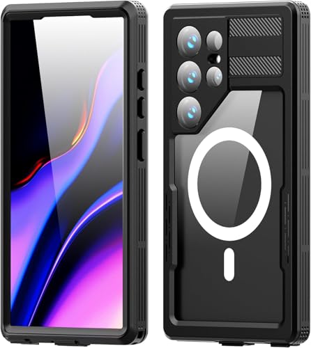 MP+für Samsung S24 Ultra Hülle ,IP68 wasserdichtes Gehäuse,Ganzkörperdichtung, staubdicht und stoßfest, zum Schwimmen, Unterwasser-Handyhülle mit Eingebautem Displayschutz MP+für Samsung S24 Ultra Hülle ,IP68 wasserdichtes Gehäuse,Ganzkörperdichtung, staubdicht und stoßfest, zum Schwimmen, Unterwasser-Handyhülle mit Eingebautem Displayschutz von MP+