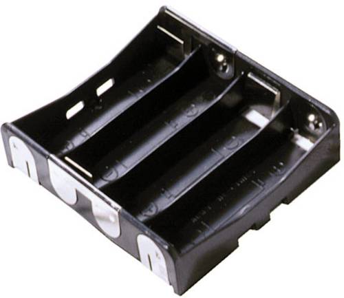 MPD BA4AAPC Batteriehalter 4x Mignon (AA) Lötanschluss (L x B x H) 63 x 58 x 16mm von MPD