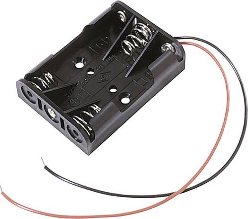 MPD BC3AAAW Batteriehalter 3x Micro (AAA) Kabel (L x B x H) 52 x 38 x 14mm von MPD