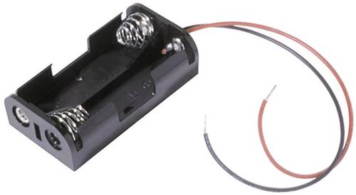 MPD BH2AAW Batteriehalter 2x Mignon (AA) Kabel (L x B x H) 58 x 32 x 16mm von MPD
