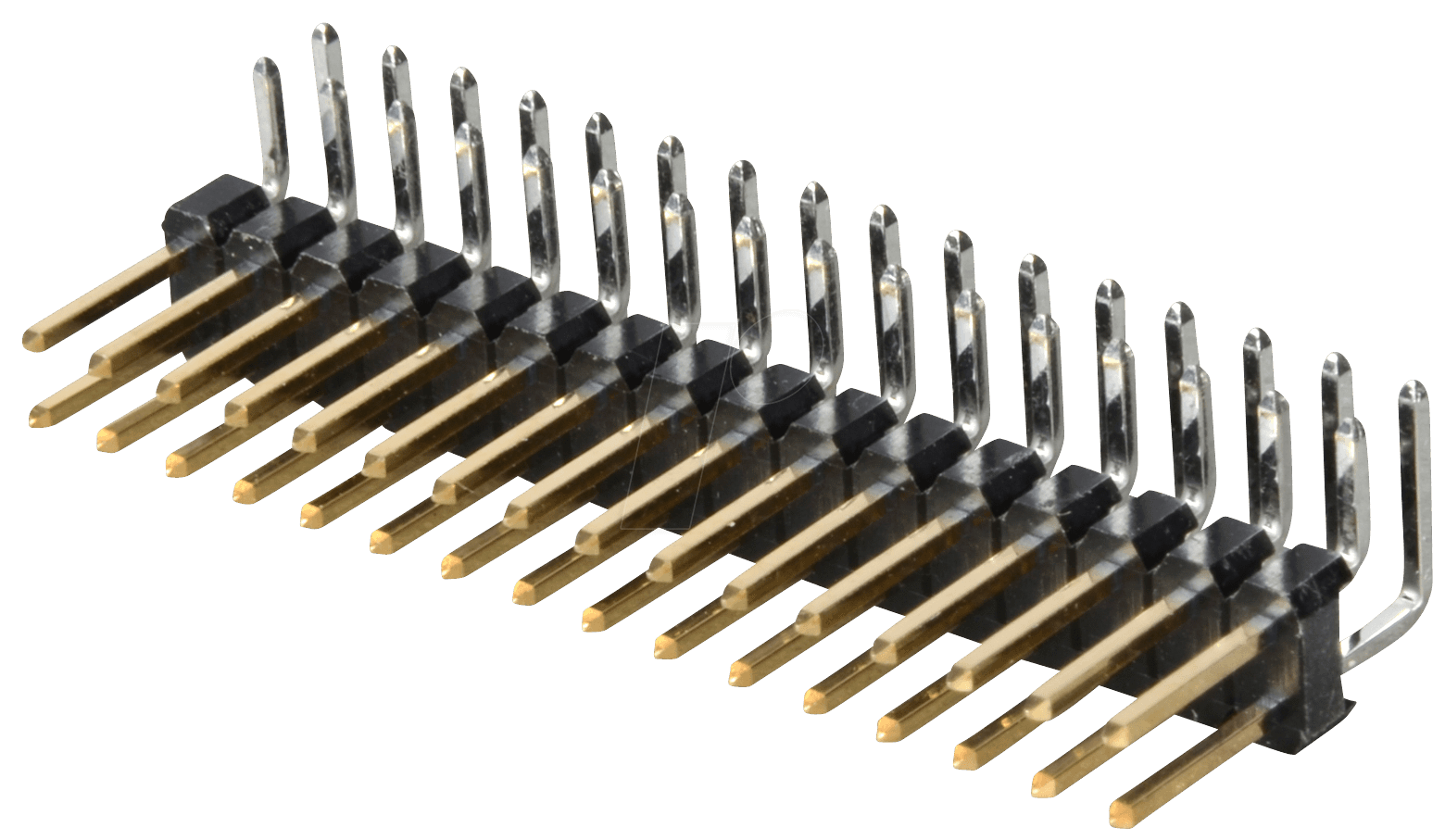 MPE 088-2-032 - Stiftleisten 2,54 mm, 2X16, gewinkelt MPE 088-2-032 - Stiftleisten 2,54 mm, 2X16, gewinkelt von MPE-GARRY
