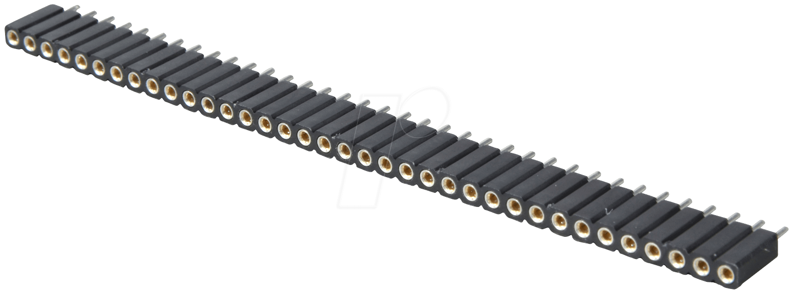 MPE 115-1-036 - Präz.-Buchsenleisten 2,54 mm, 1X36, gerade von MPE-GARRY