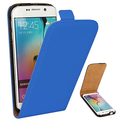 MPG Flip Case Hülle für Apple iPhone 5 / 5s, Handyhülle Blau, Tasche Handytasche Schutzhülle mit Magnet-Verschluss von MPG