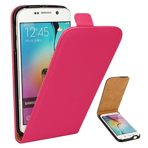 MPG Flip Case Hülle für Samsung Galaxy S4, Handyhülle Pink, Tasche Handytasche Schutzhülle mit Magnet-Verschluss von MPG