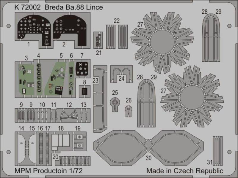 Breda Ba.88 Lince for MPM 72538 von MPM