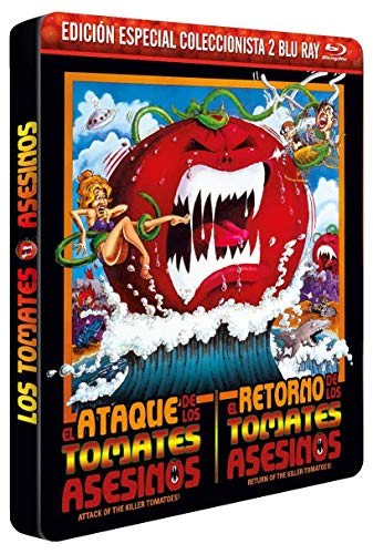 Ataque 1978 Attack El Retorno de Los Tomates Asesinos 1988 Return of The Killer Tomatoes BD en Ed. Metálica Colecc. Limitada y Numerada [Blu-Ray] [Import] von MPO