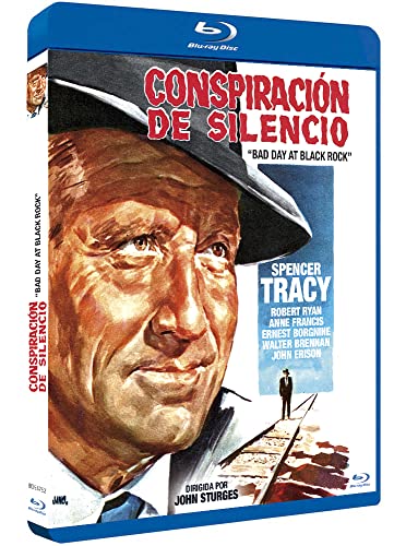 Stadt in Angst - Bad Day at Black Rock 1955 Blu-Ray Spanisch Import mit Deutsche Originalton, Spencer Tracy, Robert Ryan, Lee Marvin von MPO