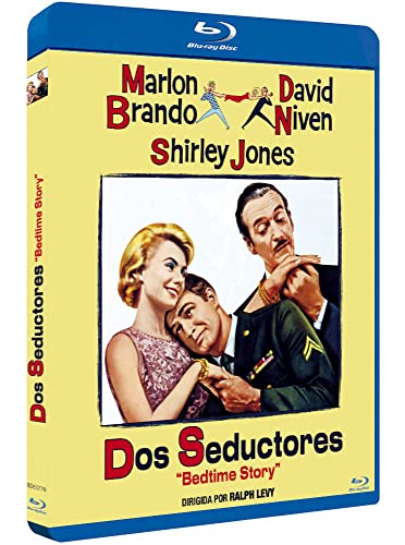 Bedtime Story 1964 Blu-Ray Spanischer Import mit englischer Sprache, Marlon Brando, David Niven, Shirley Jones von MPO