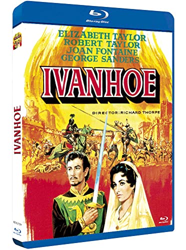 Der schwarze Ritter 1952 Blu Ray Spanisch Import mit Deutschem Originalton, Robert Taylor, Elizabeth, Joan Fontaine, George Sanders von MPO