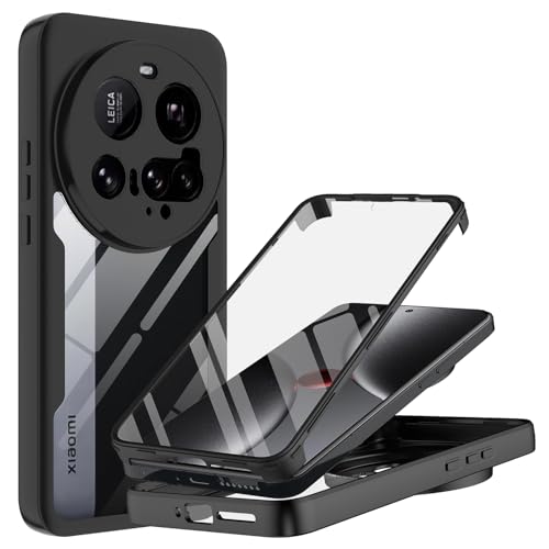 MQERYBV Kompatibel mit Xiaomi 15 Ultra Hülle, 360°Grad vollschutz Stoßfest Handyhülle Transparent Rugged Schutzhülle Silikon Bumper Cover mit eingebautem Displayschutz Schwarz MQERYBV Kompatibel mit Xiaomi 15 Ultra Hülle, 360°Grad vollschutz Stoßfest Handyhülle Transparent Rugged Schutzhülle Silikon Bumper Cover mit eingebautem Displayschutz Schwarz von MQERYBV