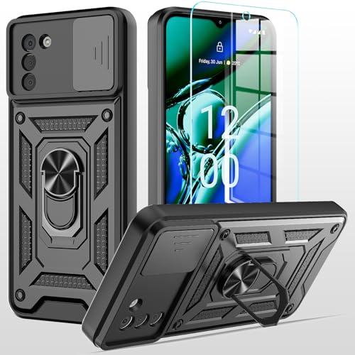 MQERYBV hülle für Nokia G42 5G Handyhülle Kameraschutz Slide Camera mit 1 Stück Panzer Schutz Glas, 360 Grad Drehbar Metall Ring Fallschutz Handy Hüllen Outdoor Schutzhülle Cover Schwarz MQERYBV hülle für Nokia G42 5G Handyhülle Kameraschutz Slide Camera mit 1 Stück Panzer Schutz Glas, 360 Grad Drehbar Metall Ring Fallschutz Handy Hüllen Outdoor Schutzhülle Cover Schwarz von MQERYBV