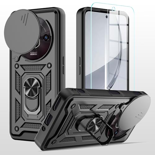 MQERYBV hülle für Nubia Focus Pro 5G Handyhülle Kameraschutz Slide Camera mit Glasfolie Schutzfolie, 360 Grad Drehbar Metall Ring Fallschutz Handy Hüllen Outdoor Schutzhülle Cover Schwarz MQERYBV hülle für Nubia Focus Pro 5G Handyhülle Kameraschutz Slide Camera mit Glasfolie Schutzfolie, 360 Grad Drehbar Metall Ring Fallschutz Handy Hüllen Outdoor Schutzhülle Cover Schwarz von MQERYBV