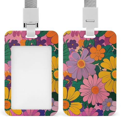 Id-Kartenhalter Arbeitsschildhalter Mit Lanyard Blumen Blumen Muster Blüte Id-Kartenhalter Arbeitsschildhalter Mit Lanyard Id-Kartenhalter Arbeitsschildhalter Mit Lanyard Blumen Blumen Muster Blüte Id-Kartenhalter Arbeitsschildhalter Mit Lanyard von MQSSYOA