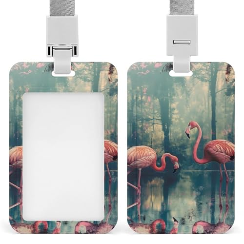Id-Kartenhalter Arbeitsschildhalter Mit Lanyard Flamingo Birds Water Flection Id-Kartenhalter Arbeitsschildhalter Mit Lanyard Id-Kartenhalter Arbeitsschildhalter Mit Lanyard Flamingo Birds Water Flection Id-Kartenhalter Arbeitsschildhalter Mit Lanyard von MQSSYOA