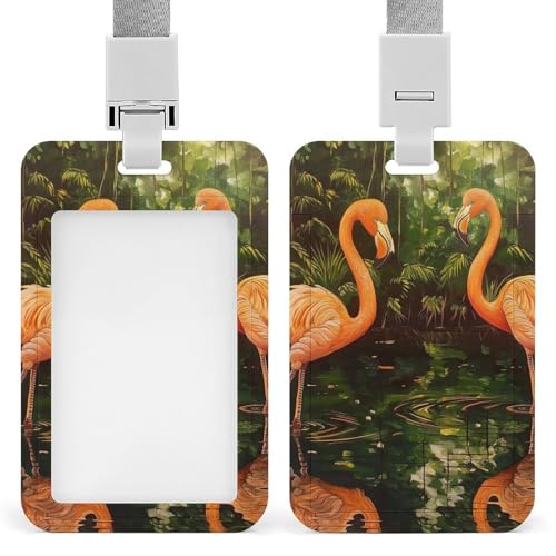 Id-Kartenhalter Arbeitsschildhalter Mit Lanyard Flamingo Birds Water Flection Id-Kartenhalter Arbeitsschildhalter Mit Lanyard Id-Kartenhalter Arbeitsschildhalter Mit Lanyard Flamingo Birds Water Flection Id-Kartenhalter Arbeitsschildhalter Mit Lanyard von MQSSYOA