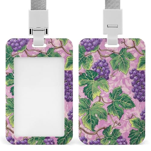 Id-Kartenhalter Arbeitsschildhalter Mit Lanyard Grapes And Leaves Muster Id-Kartenhalter Arbeitsschildhalter Mit Lanyard Id-Kartenhalter Arbeitsschildhalter Mit Lanyard Grapes And Leaves Muster Id-Kartenhalter Arbeitsschildhalter Mit Lanyard von MQSSYOA