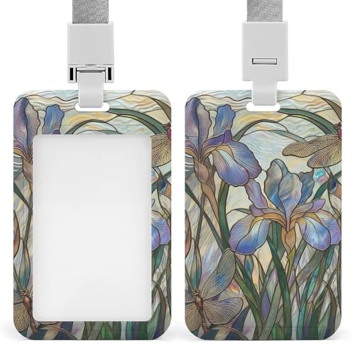 Id-Kartenhalter Arbeitsschildhalter Mit Lanyard Libellen Und Iries Blume Id-Kartenhalter Arbeitsschildhalter Mit Lanyard Id-Kartenhalter Arbeitsschildhalter Mit Lanyard Libellen Und Iries Blume Id-Kartenhalter Arbeitsschildhalter Mit Lanyard von MQSSYOA
