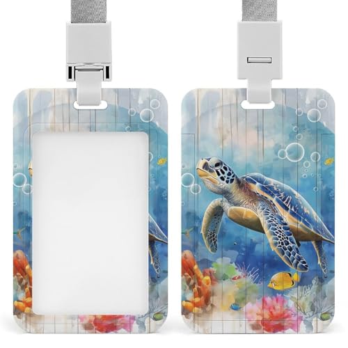 Id-Kartenhalter Arbeitsschildhalter Mit Lanyard Meeresschildkröte Schwimmend Id-Kartenhalter Arbeitsschildhalter Mit Lanyard Id-Kartenhalter Arbeitsschildhalter Mit Lanyard Meeresschildkröte Schwimmend Id-Kartenhalter Arbeitsschildhalter Mit Lanyard von MQSSYOA