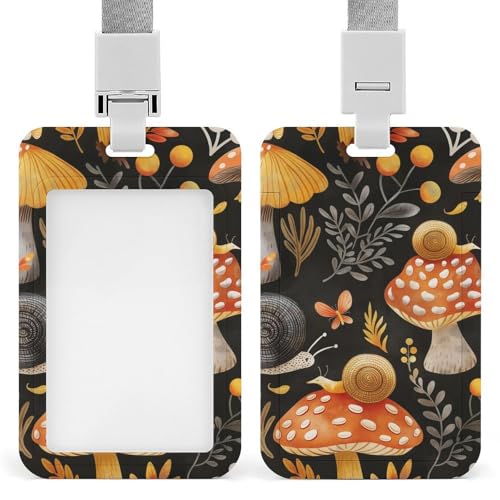 Id-Kartenhalter Arbeitsschildhalter Mit Lanyard Snails Mushroom Patterns Id-Kartenhalter Arbeitsschildhalter Mit Lanyard Id-Kartenhalter Arbeitsschildhalter Mit Lanyard Snails Mushroom Patterns Id-Kartenhalter Arbeitsschildhalter Mit Lanyard von MQSSYOA
