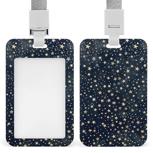 Id-Kartenhalter Arbeitsschildhalter Mit Lanyard Stars Patterns Navy Blue Id-Kartenhalter Arbeitsschildhalter Mit Lanyard Id-Kartenhalter Arbeitsschildhalter Mit Lanyard Stars Patterns Navy Blue Id-Kartenhalter Arbeitsschildhalter Mit Lanyard von MQSSYOA