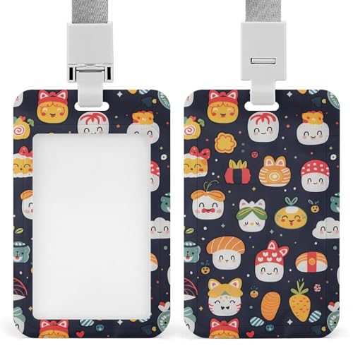 Id-Kartenhalter Arbeitsschildhalter Mit Lanyard Sushi Patterns Cute Id-Kartenhalter Arbeitsschildhalter Mit Lanyard Id-Kartenhalter Arbeitsschildhalter Mit Lanyard Sushi Patterns Cute Id-Kartenhalter Arbeitsschildhalter Mit Lanyard von MQSSYOA