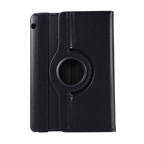 MQVQAUBST 360 Grad drehbare Hülle passend for Huawei MediaPad M5 8,4 Zoll SHT-AL09 SHT-W09 Tablet-Hülle aus PU-Leder(Black) von MQVQAUBST