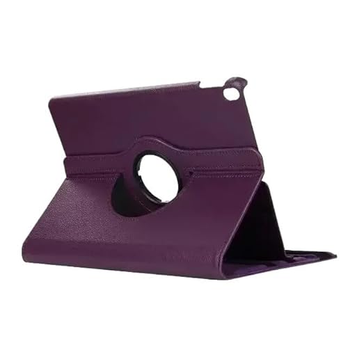 MQVQAUBST 360 drehbare Tablet-Hülle mit Ständer, geeignet for Samsung Galaxy Tab A 10.1 Zoll 2016 T580 T585, PU-Lederhülle(Purple) von MQVQAUBST