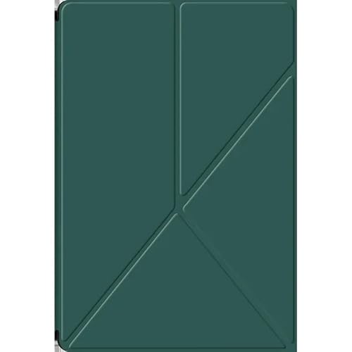 MQVQAUBST Magnetische Adsorptionshülle, geeignet for Samsung Galaxy Tab S9 FE Plus 12,4" 2023 SM-X610 / SM-X616B Smart Y-Fold Stand Case(Dark Green) von MQVQAUBST