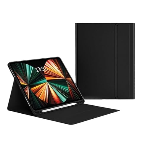 MQVQAUBST Smart Tablet Case Geeignet for Samsung Galaxy Tab S10 Ultra 14,6 Zoll SM-X920 PU-Lederhülle mit Stifthalter(Black) von MQVQAUBST