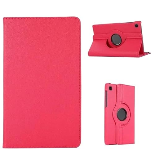 MQVQAUBST Smart Tablet Case Geeignet for Samsung Galaxy Tab S6 Lite 10.4" SM-P610 P620 P613 360 Grad drehbare Standabdeckung(Rose red,S6 Lite 2022) von MQVQAUBST