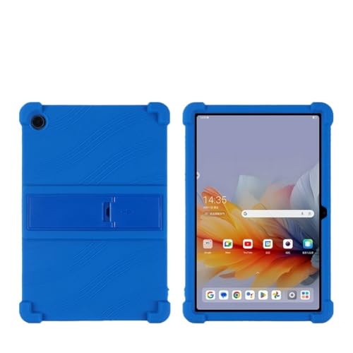 MQVQAUBST Tablet-Hülle passend for Lenovo Tab 2025 10,1 Zoll TB311FU TB311XU (ZAEH0063JP) Weiche Silikonhülle mit verstellbarem Ständer(Blue) von MQVQAUBST