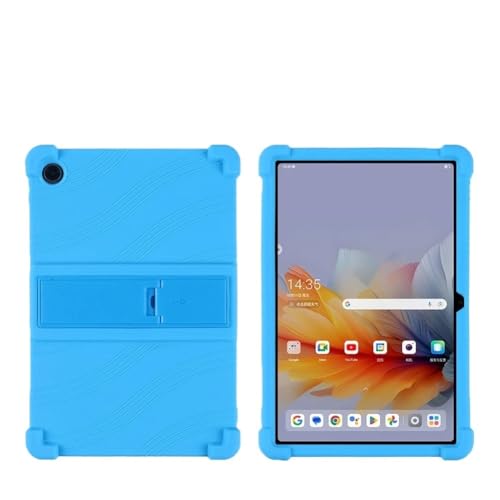 MQVQAUBST Tablet-Hülle passend for Lenovo Tab 2025 10,1 Zoll TB311FU TB311XU (ZAEH0063JP) Weiche Silikonhülle mit verstellbarem Ständer(Sky Blue) von MQVQAUBST
