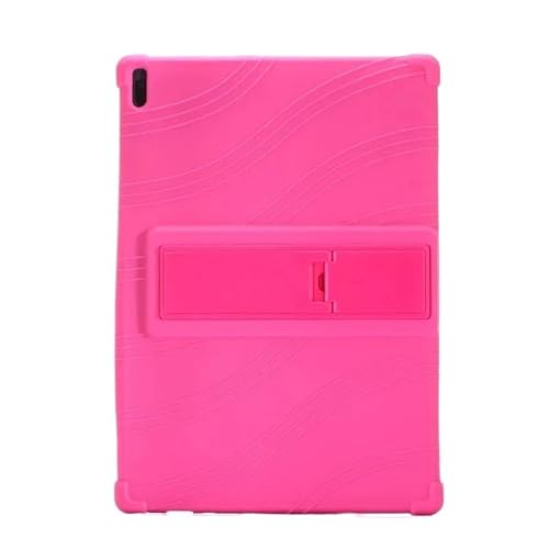 MQVQAUBST Weiche Silikon-Tablet-Hülle geeignet for Lenovo TAB 4 10 TB-X304F X304N/L Tab4 10 Plus TB-X704L TB-X704F/N stoßfeste Abdeckung(Rose,TB-X704F N) von MQVQAUBST