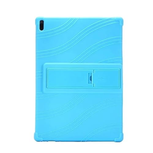 MQVQAUBST Weiche Silikon-Tablet-Hülle geeignet for Lenovo TAB 4 10 TB-X304F X304N/L Tab4 10 Plus TB-X704L TB-X704F/N stoßfeste Abdeckung(Sky Blue,TB-X704F N) von MQVQAUBST