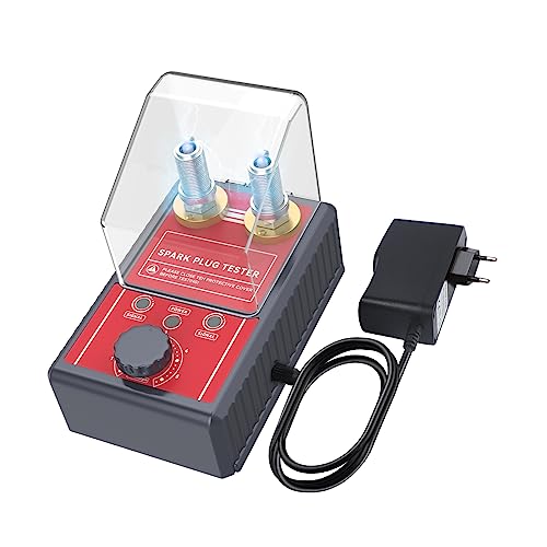 MRCARTOOL Zündkerzentester Auto-Zündkerzenprüfgerät mit einstellbarer Zweilochbuchse 220V Auto-Zündkerzengerät mit Transparent Schutzabdeckung Zündkerzen-Tester Analysator für 12V-Fahrzeuge MRCARTOOL Zündkerzentester Auto-Zündkerzenprüfgerät mit einstellbarer Zweilochbuchse 220V Auto-Zündkerzengerät mit Transparent Schutzabdeckung Zündkerzen-Tester Analysator für 12V-Fahrzeuge von MR CARTOOL