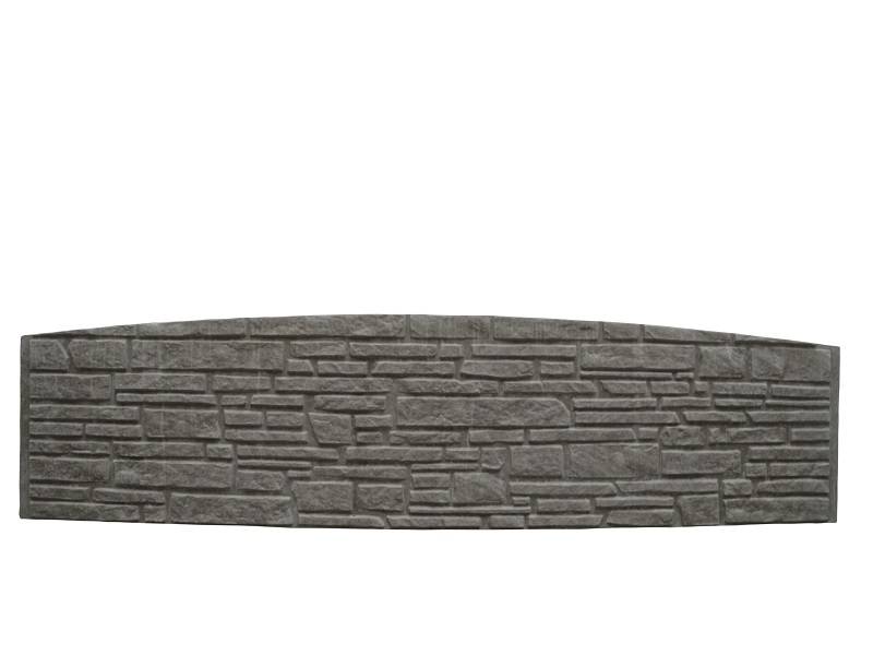 MR-Shop Betonzaun Standard Montanabogen Motiv von MR-Shop