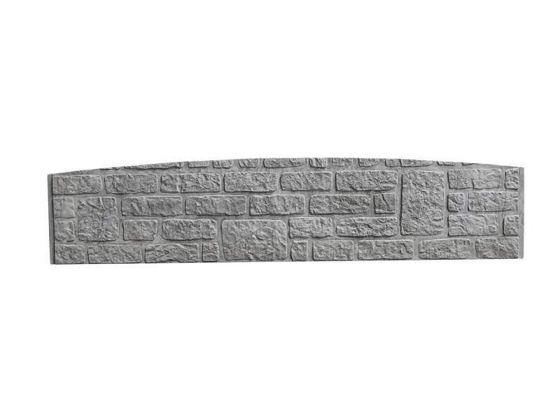 MR-Shop Betonzaun Standard Romaniabogen Motiv von MR-Shop
