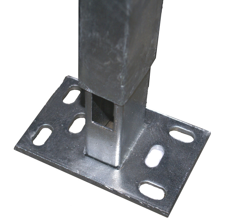 MR-Shop Fuß für Doppelstabmattenzaun, Feuerverzinkt, 150 mm x 100 mm x 8 mm MR-Shop Fuß für Doppelstabmattenzaun, Feuerverzinkt, 150 mm x 100 mm x 8 mm von MR-Shop
