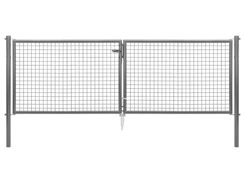 Gust. Alberts GmbH & Co. KG Gartentor zweiflügelig anthrazit RAL 7016, 1.000 mm von Gust. Alberts GmbH & Co. KG