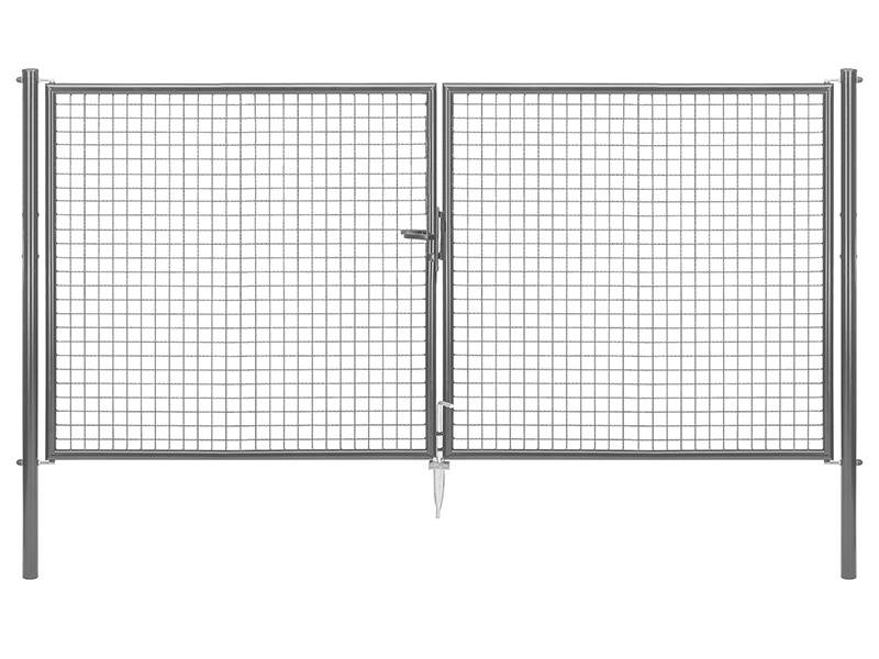 Gust. Alberts GmbH & Co. KG Gartentor zweiflügelig anthrazit RAL 7016, 1.500 mm von Gust. Alberts GmbH & Co. KG