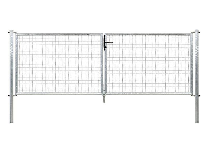 Gust. Alberts GmbH & Co. KG Gartentor zweiflügelig feuerverzinkt, 1.000 mm von Gust. Alberts GmbH & Co. KG