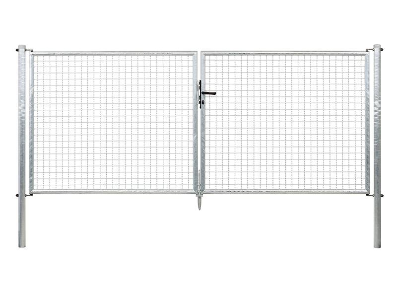 Gust. Alberts GmbH & Co. KG Gartentor zweiflügelig feuerverzinkt, 1.250 mm von Gust. Alberts GmbH & Co. KG