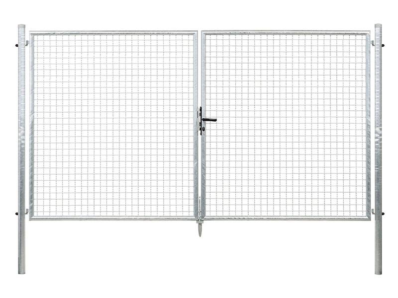 Gust. Alberts GmbH & Co. KG Gartentor zweiflügelig feuerverzinkt, 1.750 mm von Gust. Alberts GmbH & Co. KG