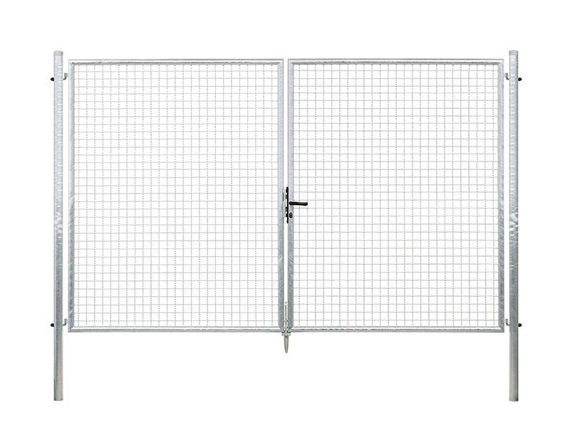 Gust. Alberts GmbH & Co. KG Gartentor zweiflügelig feuerverzinkt, 2.000 mm von Gust. Alberts GmbH & Co. KG