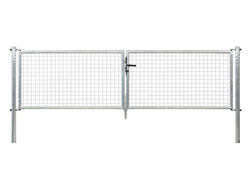 Gust. Alberts GmbH & Co. KG Gartentor zweiflügelig feuerverzinkt, 750 mm von Gust. Alberts GmbH & Co. KG